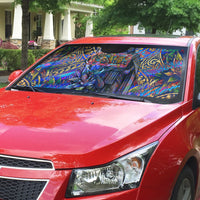 American Samoa Warrior Auto Sun Shade Polynesian Fruit Bat Talofa Urban Graffiti Street Art TS04 - Polynesian Pride