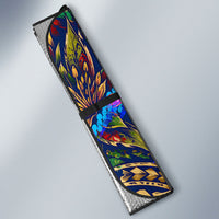 American Samoa Warrior Auto Sun Shade Polynesian Fruit Bat Talofa Urban Graffiti Street Art TS04 - Polynesian Pride