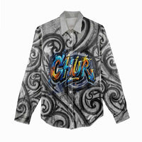 Chur Bro Shaka Sign Women Casual Shirt New Zealand Koru Colorful Graffiti Splash TS04 - Polynesian Pride