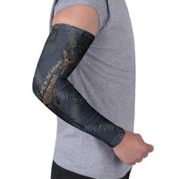 New Zealand She’ll Be Right Arm Sleeves NZ Slang No. 8 Wire Map Pattern