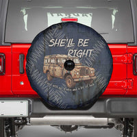 New Zealand She’ll Be Right Spare Tire Cover NZ Slang No. 8 Wire Map Pattern