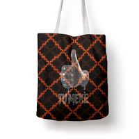 Tu Meke Maori New Zealand Slang Tote Bag with Glow Neon Step Style