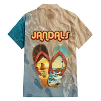 Kiwi Jandal Beach Life Family Matching Long Sleeve Bodycon Dress and Hawaiian Shirt New Zealand Flip Flops Ocean Wave Surf Style TS04 - Polynesian Pride