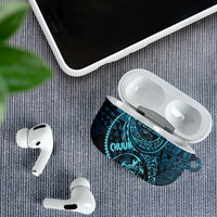 Chuuk Deep Into Truk Lagoon AirPods Case Polynesian Tribal Pattern Wreck Diving Teal Ship Art TS04 - Polynesian Pride
