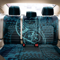 Chuuk Deep Into Truk Lagoon Back Car Seat Cover Polynesian Tribal Pattern Wreck Diving Teal Ship Art TS04 - Polynesian Pride