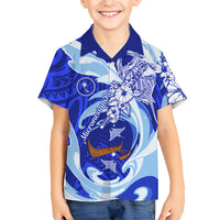 Chuuk Micronesian Roots Hawaiian Shirt Polynesian Tribal Pattern Hibiscus Flower And Stingray Art TS04 - Polynesian Pride