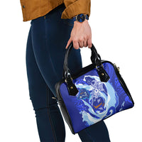 Chuuk Micronesian Roots Shoulder Handbag Polynesian Tribal Pattern Hibiscus Flower And Stingray Art TS04 - Polynesian Pride