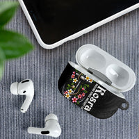 Kosrae Nautical Heritage AirPods Case Polynesian Tribal Anchor With Plumeria Tropical Art TS04 - Polynesian Pride
