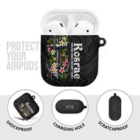 Kosrae Nautical Heritage AirPods Case Polynesian Tribal Anchor With Plumeria Tropical Art TS04 - Polynesian Pride