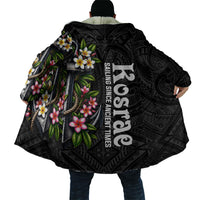 Kosrae Nautical Heritage Cloak Polynesian Tribal Anchor With Plumeria Tropical Art TS04 - Polynesian Pride