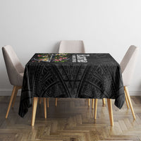 Kosrae Nautical Heritage Tablecloth Polynesian Tribal Anchor With Plumeria Tropical Art TS04 - Polynesian Pride