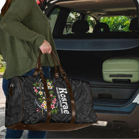Kosrae Nautical Heritage Travel Bag Polynesian Tribal Anchor With Plumeria Tropical Art TS04 - Polynesian Pride