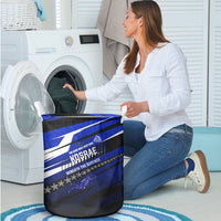 Kosrae Deep Sea Scuba Diving Laundry Basket Blue Hole Beneath The Surface Coral Reef Graphic Art TS04 - Polynesian Pride
