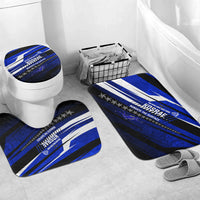 Kosrae Deep Sea Scuba Diving Bathroom Set Blue Hole Beneath The Surface Coral Reef Graphic Art TS04 Mat Set Only (3 pcs) One Size Blue Black - Polynesian Pride