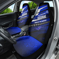 Kosrae Deep Sea Scuba Diving Car Seat Cover Blue Hole Beneath The Surface Coral Reef Graphic Art TS04 - Polynesian Pride