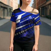 Kosrae Deep Sea Scuba Diving Cross Shoulder Shirt Blue Hole Beneath The Surface Coral Reef Graphic Art TS04 - Polynesian Pride
