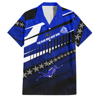 Kosrae Deep Sea Scuba Diving Family Matching Short Sleeve Bodycon Dress and Hawaiian Shirt Blue Hole Beneath The Surface Coral Reef Graphic Art TS04 Dad's Shirt - Short Sleeve Blue Black - Polynesian Pride