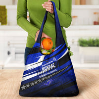 Kosrae Deep Sea Scuba Diving Grocery Bag Blue Hole Beneath The Surface Coral Reef Graphic Art TS04 - Polynesian Pride