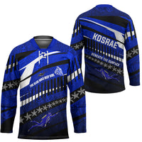 Kosrae Deep Sea Scuba Diving Hockey Jersey Blue Hole Beneath The Surface Coral Reef Graphic Art TS04 - Polynesian Pride