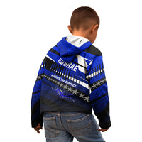 Kosrae Deep Sea Scuba Diving Kid Hoodie Blue Hole Beneath The Surface Coral Reef Graphic Art TS04 - Polynesian Pride