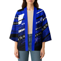 Kosrae Deep Sea Scuba Diving Kimono Blue Hole Beneath The Surface Coral Reef Graphic Art TS04 - Polynesian Pride