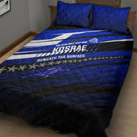 Kosrae Deep Sea Scuba Diving Quilt Bed Set Blue Hole Beneath The Surface Coral Reef Graphic Art TS04 - Polynesian Pride