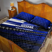 Kosrae Deep Sea Scuba Diving Quilt Bed Set Blue Hole Beneath The Surface Coral Reef Graphic Art TS04 - Polynesian Pride