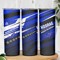 Kosrae Deep Sea Scuba Diving Skinny Tumbler Blue Hole Beneath The Surface Coral Reef Graphic Art TS04 - Polynesian Pride