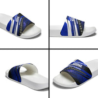 Kosrae Deep Sea Scuba Diving Slide Sandals Blue Hole Beneath The Surface Coral Reef Graphic Art TS04 - Polynesian Pride