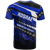 Kosrae Deep Sea Scuba Diving T Shirt Blue Hole Beneath The Surface Coral Reef Graphic Art TS04 - Polynesian Pride