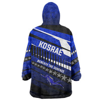 Kosrae Deep Sea Scuba Diving Wearable Blanket Hoodie Blue Hole Beneath The Surface Coral Reef Graphic Art TS04 - Polynesian Pride