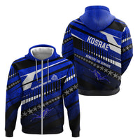 Kosrae Deep Sea Scuba Diving Zip Hoodie Blue Hole Beneath The Surface Coral Reef Graphic Art TS04 - Polynesian Pride
