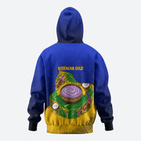 Kosrae Fafa Culinary Heritage Hoodie Kosraean Gold Taro Tradition Illustration With Coconut Leaves TS04 - Polynesian Pride