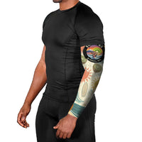 NZ Slang Sweet As Kiwi Shaka Sign Arm Sleeves New Zealand Surfboards Sun and Tropical Beach Retro TS04 - Polynesian Pride