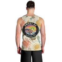 NZ Slang Sweet As Kiwi Shaka Sign Men Tank Top New Zealand Surfboards Sun and Tropical Beach Retro TS04 - Polynesian Pride