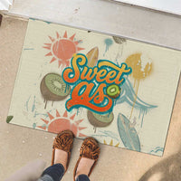 NZ Slang Sweet As Kiwi Shaka Sign Rubber Doormat New Zealand Surfboards Sun and Tropical Beach Retro TS04 - Polynesian Pride