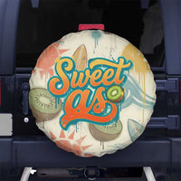 NZ Slang Sweet As Kiwi Shaka Sign Spare Tire Cover New Zealand Surfboards Sun and Tropical Beach Retro TS04 No hole Beige - Polynesian Pride