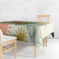 NZ Slang Sweet As Kiwi Shaka Sign Tablecloth New Zealand Surfboards Sun and Tropical Beach Retro TS04 - Polynesian Pride