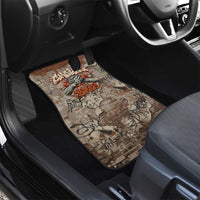 Choice Bro Graffiti Handshake Car Mats New Zealand Slang Fern Brick Wall and Urban Street Art TS04 - Polynesian Pride