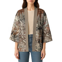Choice Bro Graffiti Handshake Kimono New Zealand Slang Fern Brick Wall and Urban Street Art TS04 - Polynesian Pride