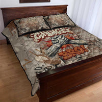 Choice Bro Graffiti Handshake Quilt Bed Set New Zealand Slang Fern Brick Wall and Urban Street Art TS04 - Polynesian Pride