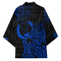 Pohnpei Federated States Of Micronesia Kimono Polynesian Tribal Heritage Art With Blue Island Tattoo Patterns TS04 - Polynesian Pride
