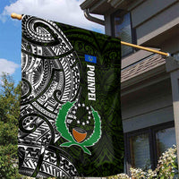 Pohnpei Federated States Of Micronesia Garden Flag Polynesian Tribal Heritage Art With Kaselehlie State Seal