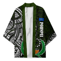 Pohnpei Federated States Of Micronesia Kimono Polynesian Tribal Heritage Art With Kaselehlie State Seal