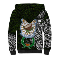 Pohnpei Federated States Of Micronesia Sherpa Hoodie Polynesian Tribal Heritage Art With Kaselehlie State Seal TS04 - Polynesian Pride