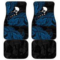 Yap Island Tribal Heritage Car Mats Micronesian Polynesian Tattoo Pattern Blue Black Cultural Art TS04 - Polynesian Pride