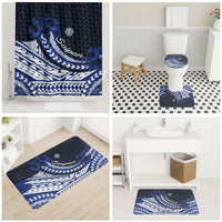 Northern Mariana Islands Saipan Bathroom Set Polynesian Tribal Pattern - Commonwealth Seal Art