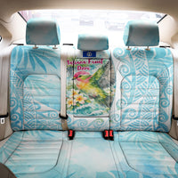 Saipan CMNI Back Car Seat Cover Polynesian Northern Mariana Islands Fruit Dove Watercolor