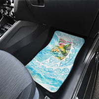 Saipan CMNI Car Mats Polynesian Northern Mariana Islands Fruit Dove Watercolor