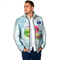 Saipan CMNI Padded Jacket Polynesian Northern Mariana Islands Fruit Dove Watercolor